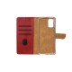 Rixus Bookcase For Samsung Galaxy A2 Core A260F Dark Red