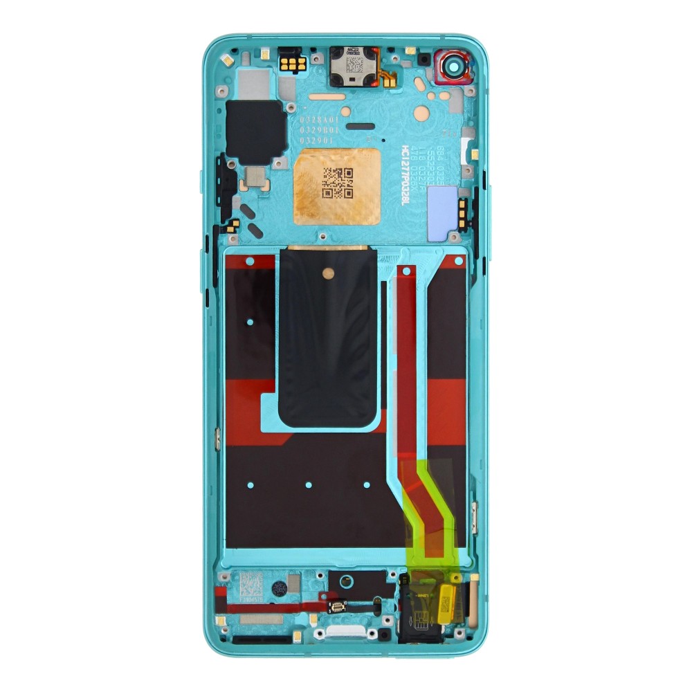OnePlus 8T (KB2003) Display Complete + Frame (2011100214) - Aquamarine Green