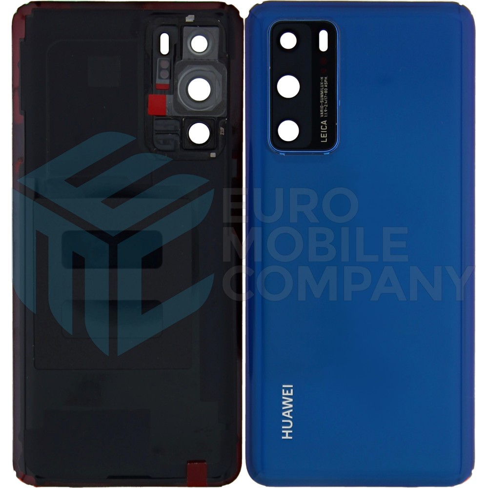 Huawei P40 (ANA-NX9) Back Cover Deep Sea Blue With Lens OEM
