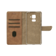 Rixus Bookcase For Samsung Galaxy A8 2018 A530F Light Brown