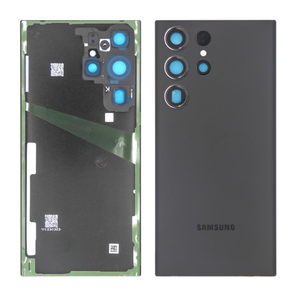Samsung Galaxy S23 Ultra S918B Back Cover Phantom Black With Lens GH82-30400A Service Pack