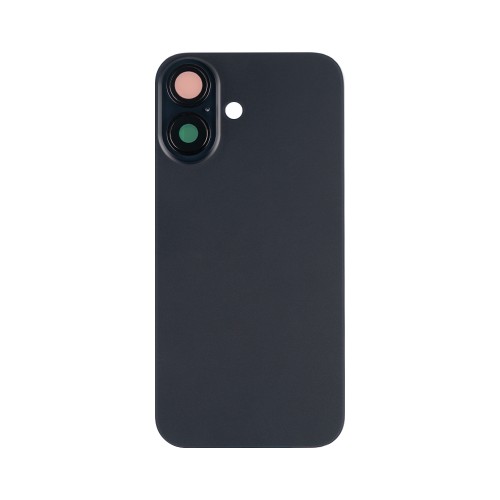 For iPhone 16 Extra Glass Without NFC, Enlarged Camera Frame Black
