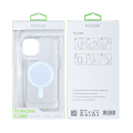 Rixus Magnetic Clear Case For iPhone 15 Plus