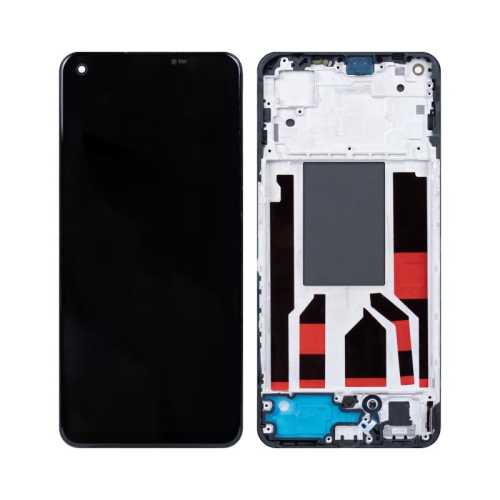 Oppo Reno 8 5G CPH2359 Display And Digitizer With Frame Black Soft-OLED