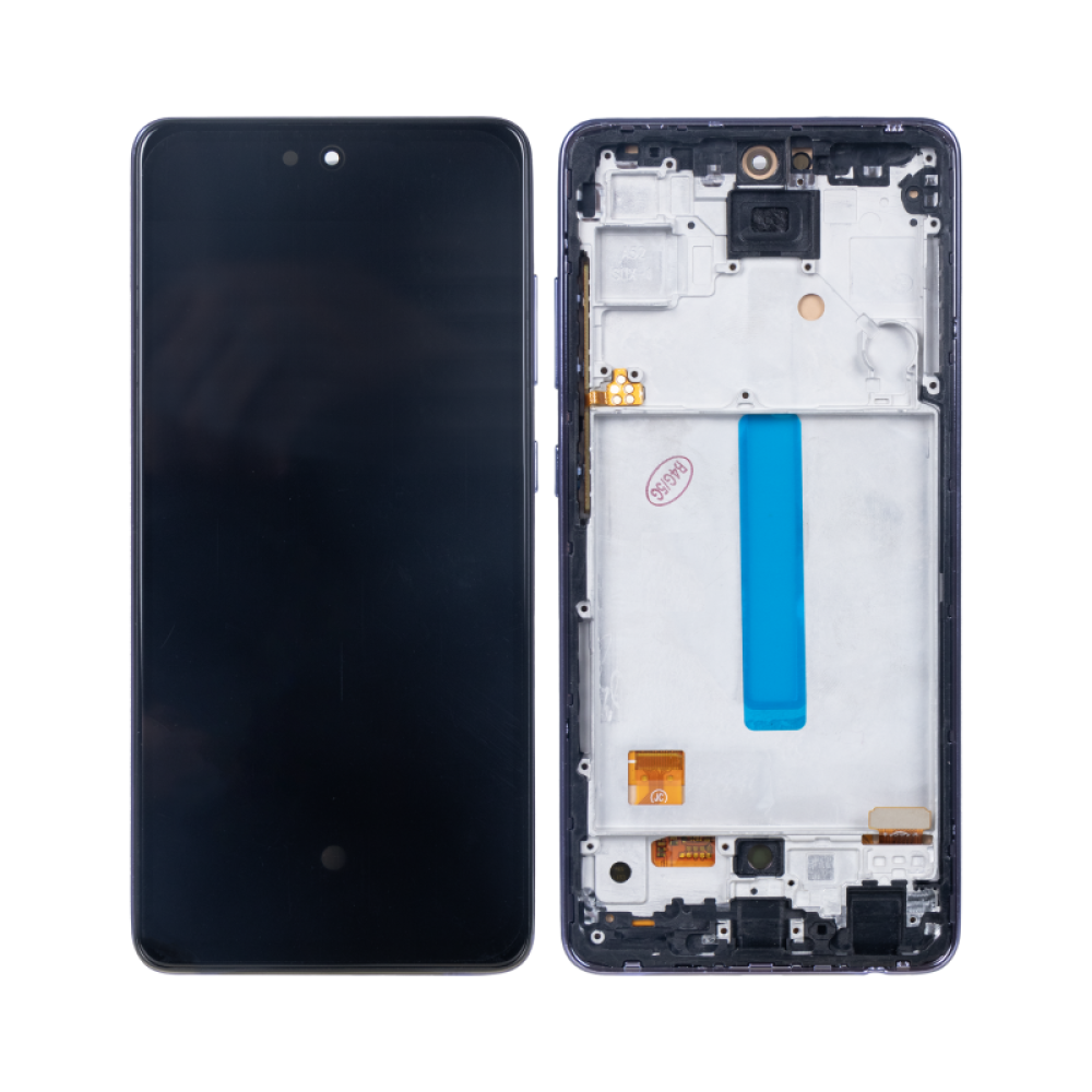 Samsung Galaxy A52 4G A525F, 5G A526B, A52s 5G A528B Display And Digitizer With Frame Awesome Violet Soft-OLED