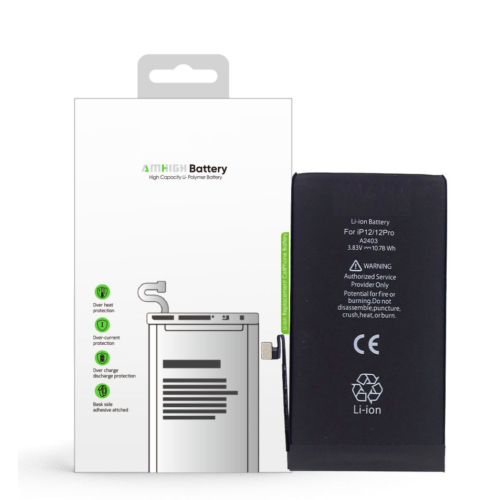 For iPhone 12, 12 Pro Battery A2403 - 2815mAh (AMHigh Premium)