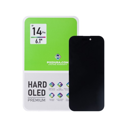 PIXDURA For iPhone 14 Pro Display And Digitizer Hard-OLED Premium (IC Removable)