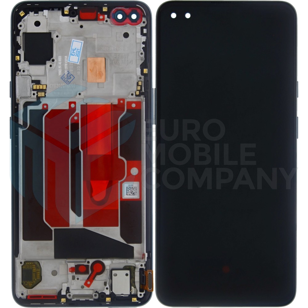 OnePlus Nord (AC2001, AC2003) Display And Digitizer With Frame Black OEM