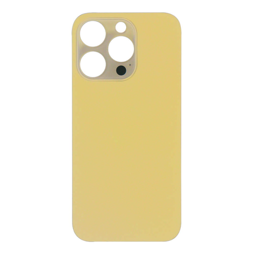 For iPhone 14 Pro Extra Glass Gold (Enlarged Camera Frame)