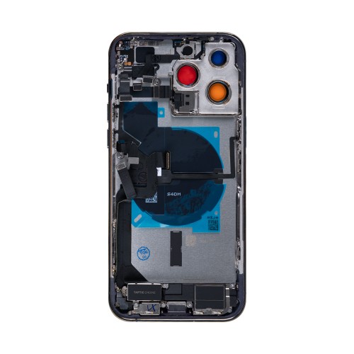 For iPhone 14 Pro Max Complete Housing Incl All Small Parts Without Battery And Back Camera Deep Purple