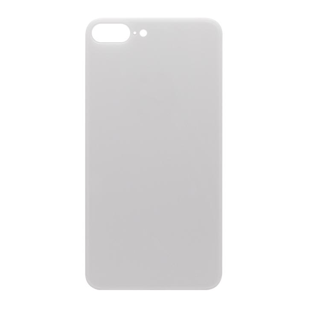 For iPhone 8 Plus Extra Glass White (Enlarged Camera Frame)