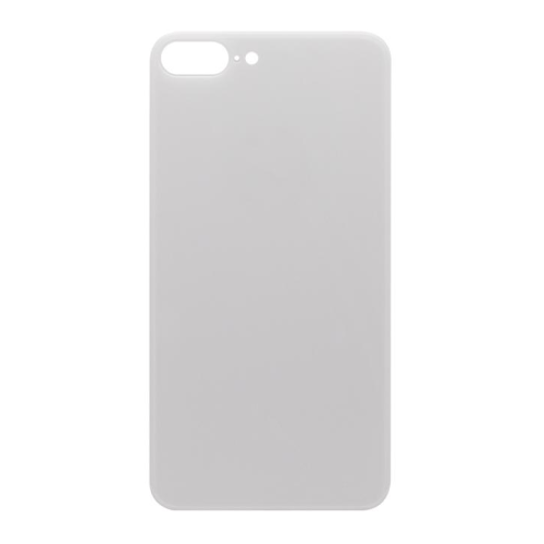 For iPhone 8 Plus Extra Glass White (Enlarged Camera Frame) (excl. Logo)
