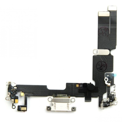 For iPhone 14 Plus System Charging Flex Starlight, Silver
