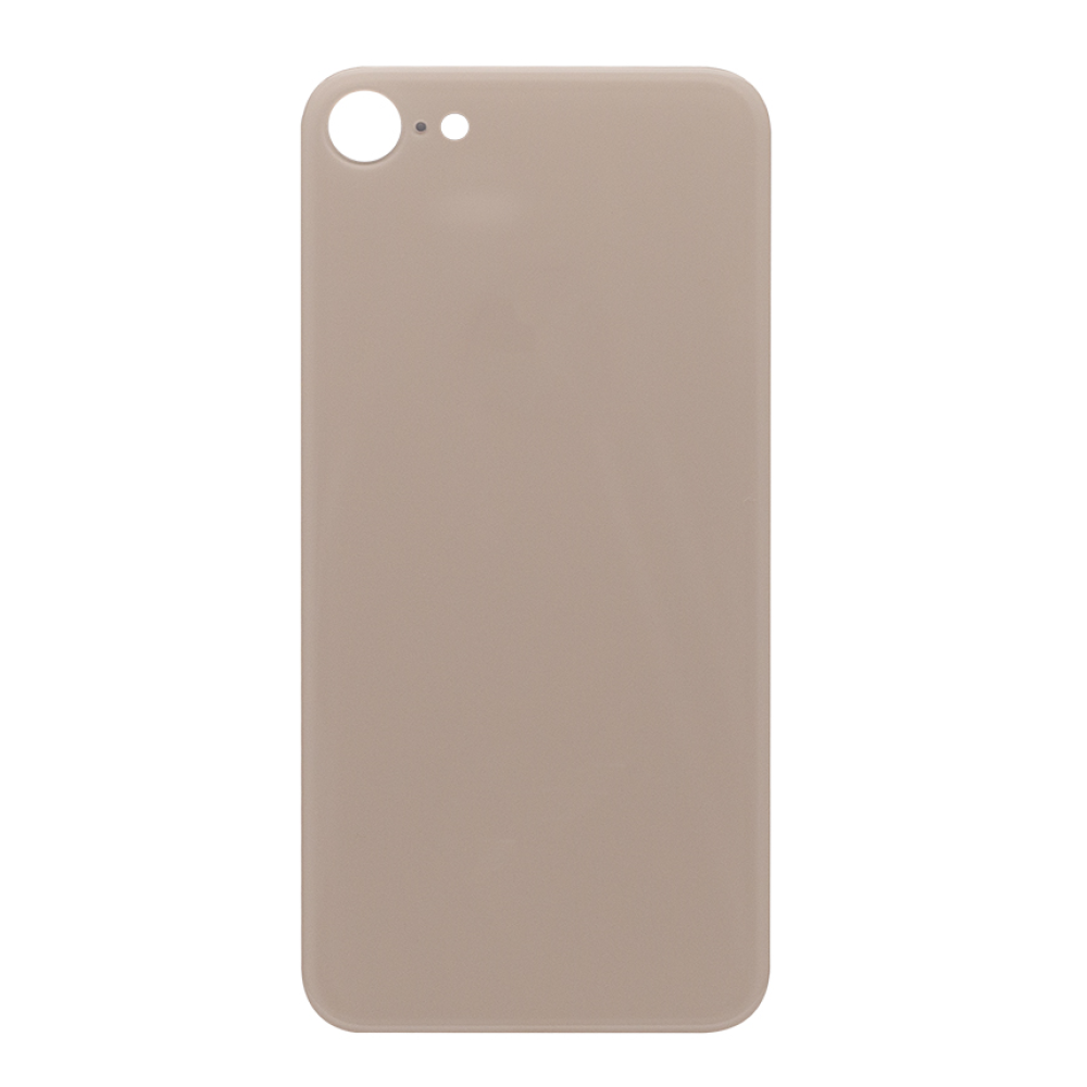 For iPhone 8 Extra Glass Gold (Enlarged Camera Frame)