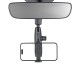 Rixus RXHW65 360 Degree Rear View Mirror Phone Holder Mount Black