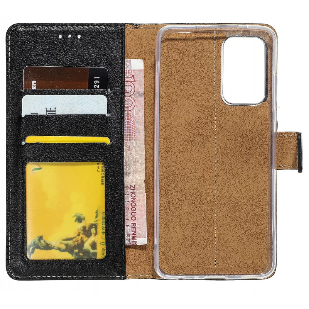 Rixus Bookcase For Samsung Galaxy A90 5G A908B Black