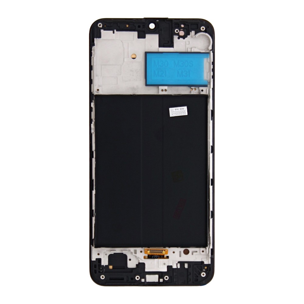 Samsung Galaxy M30s M307F Display and Digitizer With Frame Black Soft-OLED