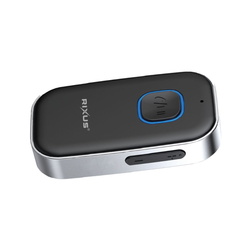 Rixus RXBT33 Bluetooth 5.0 And AUX Receiver Black Silver