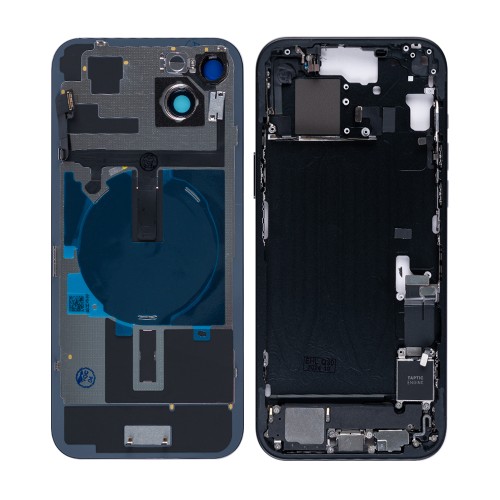 For iPhone 15 Plus Complete Housing Incl All Small Parts Without Battery And Back Camera Black