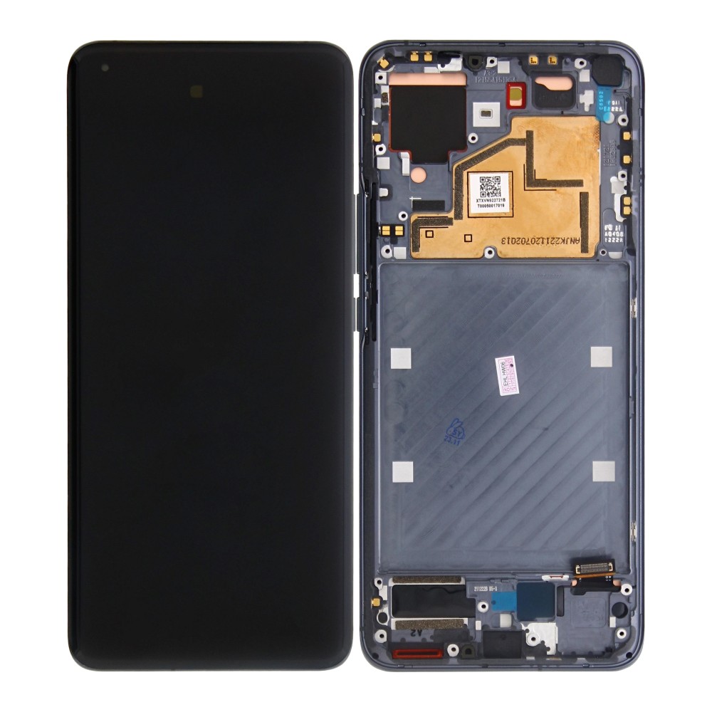 Xiaomi Mi 11 5G (2021) Display Complete + Frame Midnight Grey / Black Refurbished
