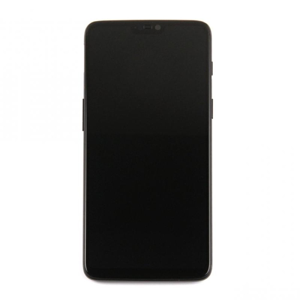 Oneplus 6 Display + Digitizer + Frame - Midnight Black