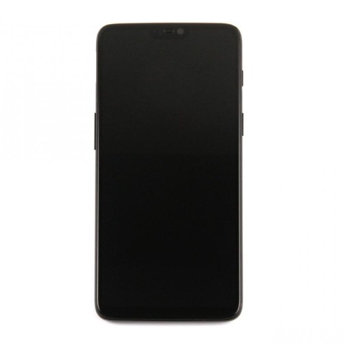 Oneplus 6 Display + Digitizer + Frame - Midnight Black