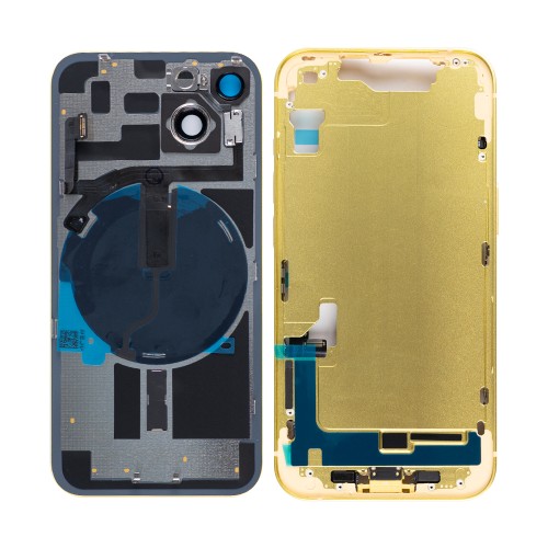 For iPhone 14 Complete Housing Incl All Small Parts Without Battery And Back Camera Yellow