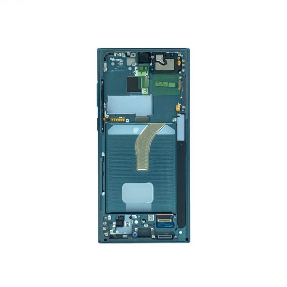 Samsung Galaxy S22 Ultra S908B Display And Digitizer With Frame Green SOFT-OLED