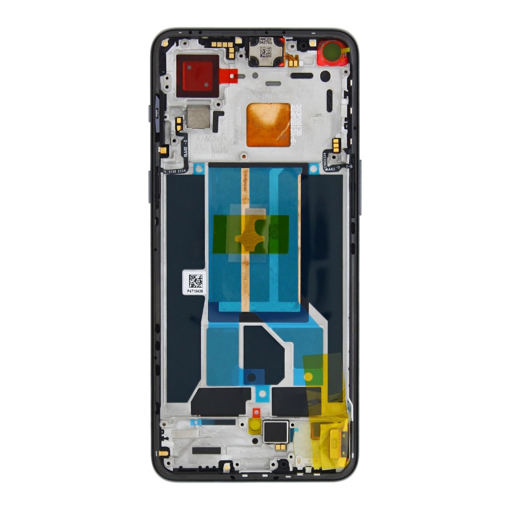 OnePlus Nord 2T (CPH2399) Display Complete + Frame (2011100401) - Gray Shadow