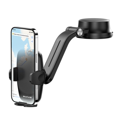 Rixus RXHW17 Multi-functional Premium Mobile Phone Bracket Black