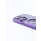 NY Glossy Phone & Camera TPU Case For iPhone 13 Pro Max - Transparent Black