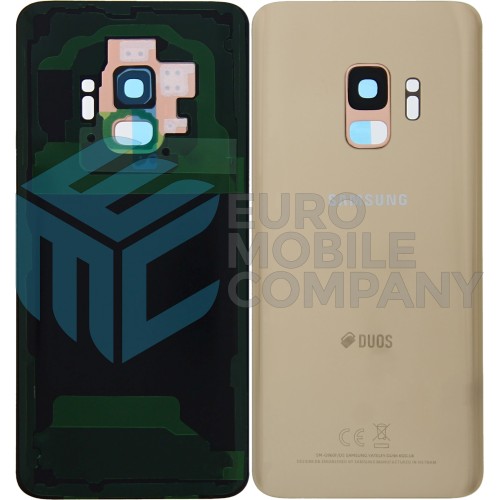 Samsung Galaxy S9 G960F Back Cover Sunrise Gold With Lens OEM