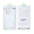 Rixus Magnetic Clear Case For iPhone 15 Pro