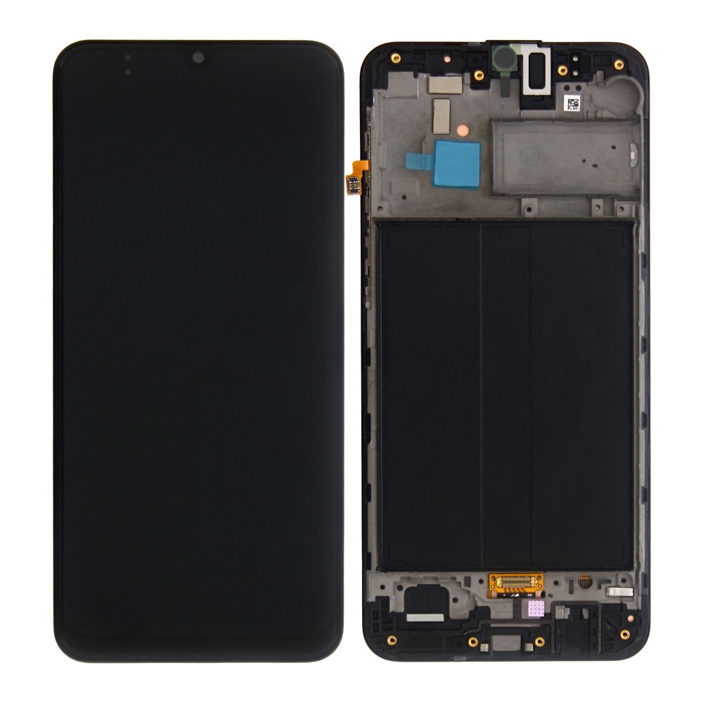 Samsung Galaxy M30 (SM-M305F) Display Complete + Frame (GH82-20624A / GH82-19347A) - Black
