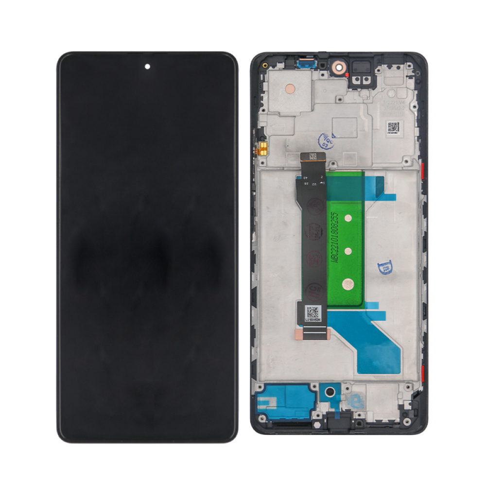 Xiaomi Redmi Note 12 Pro Plus (22101316UCP / 22101316UG) OEM Display Complete + Frame - Black