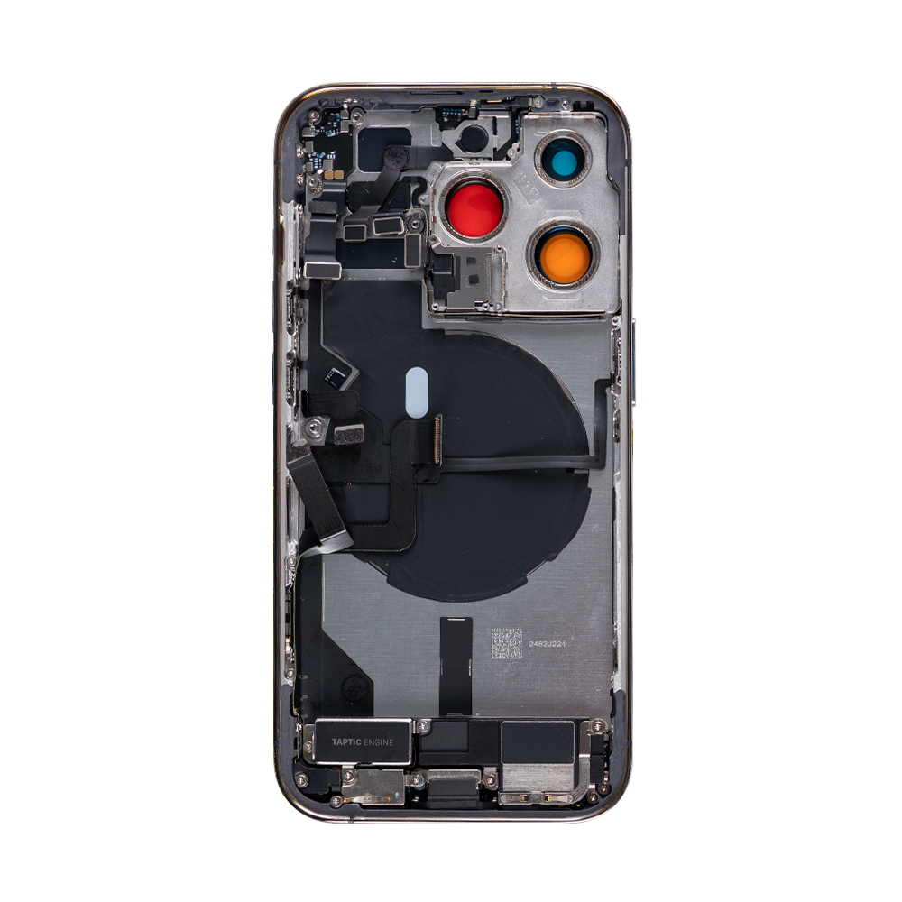 For iPhone 14 Pro Complete Housing Incl All Small Parts Without Battery And Back Camera Deep Purple