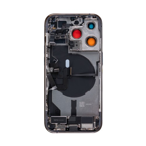 For iPhone 14 Pro Complete Housing Incl All Small Parts Without Battery And Back Camera Deep Purple