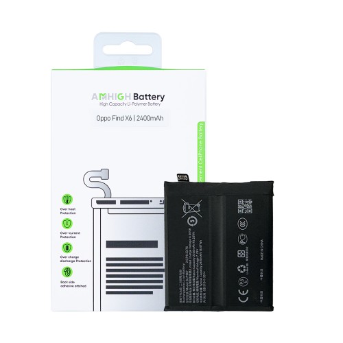 Oppo Find X6 (PGFM10)  Battery BLP967 - 4800mAh (AMHigh Premium)