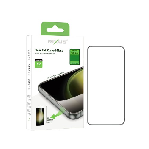 Rixus Clear HD Full Curved Edge Tempered Glass For Samsung Galaxy A05 A055F