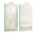 Rixus Magnetic Clear Case For iPhone 13 Pro