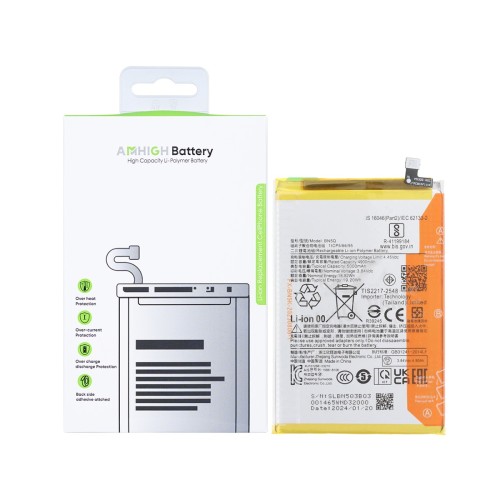 Xiaomi Redmi 13C 4G (23100RN82L), Poco C65 (2310FPCA4G) Battery BN5Q - 5000mAh (AMHigh Premium)
