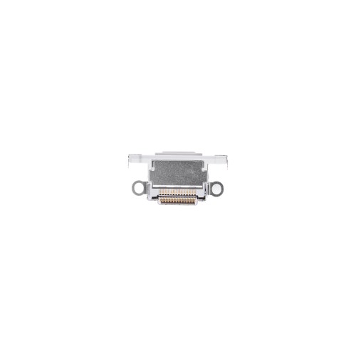 For iPhone 15 Pro, 15 Pro Max System Connector Port White Titanium (5pcs)