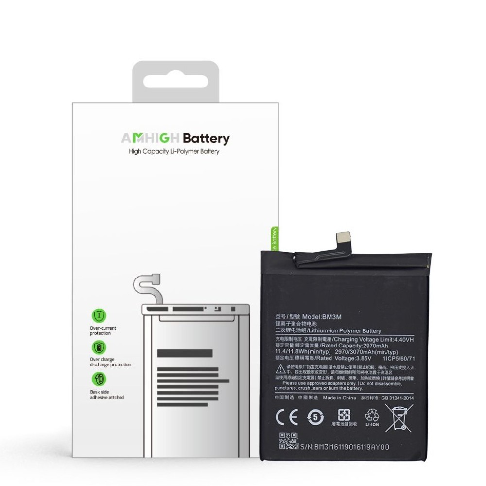 Xiaomi Mi 9 SE (M1903F2G) Battery BM3M - 3070mAh (AMHigh Premium)