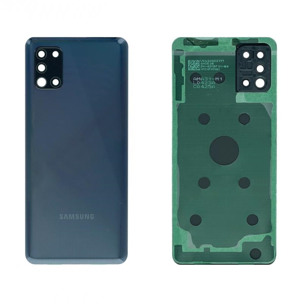 Samsung Galaxy A31 A315F Back Cover Prism Crush Black With Lens OEM