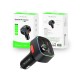 Rixus RXBT28 Car FM Bluetooth Transmitter Black