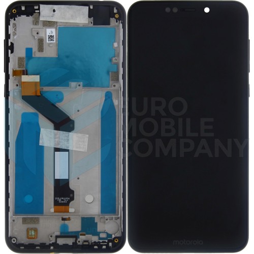 Motorola One Display + Digitizer + Frame (5D68C11802) Display - Black
