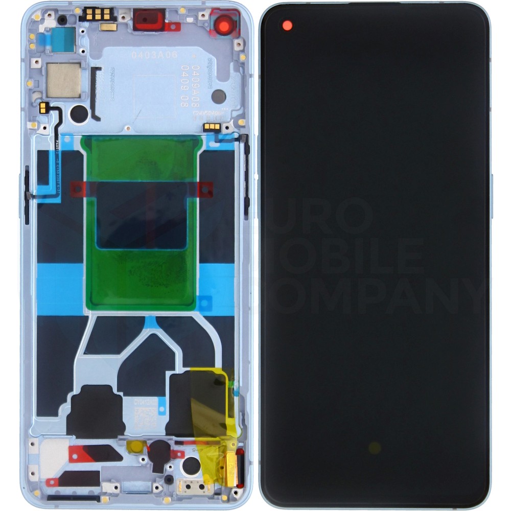 Oppo Reno 6 5G (CPH2251) Display Complete + Frame (4907750) - Arctic Blue