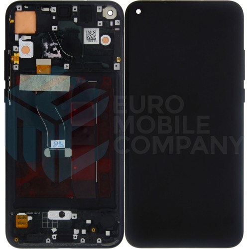 Huawei Honor View 20 (PCT-L29) Display + Digitizer With Frame - Black