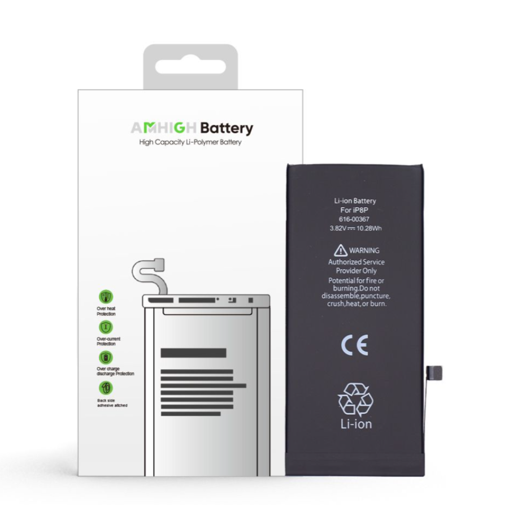 For iPhone 8 Plus Battery 616-00367 (AMHigh Premium)