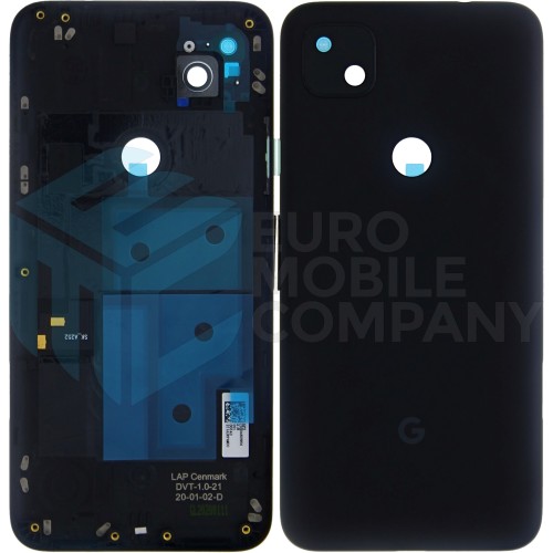 Google Pixel 4A 4G (G025N) Back Cover Just Black With Lens OEM